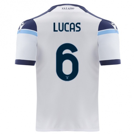 Naisten Jalkapallo Lucas Leiva #6 Valkoinen Vieraspaita 2021/22 Lyhythihainen Paita T-paita