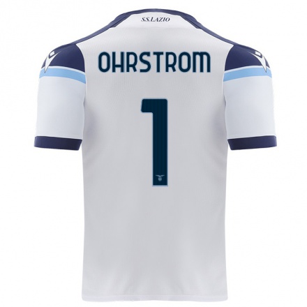 Naisten Jalkapallo Stephanie Ohrstrom #1 Valkoinen Vieraspaita 2021/22 Lyhythihainen Paita T-paita