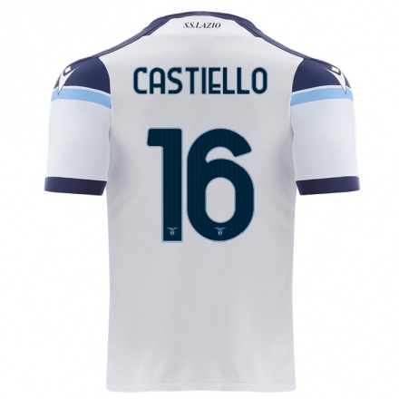 Naisten Jalkapallo Antonietta Castiello #16 Valkoinen Vieraspaita 2021/22 Lyhythihainen Paita T-paita
