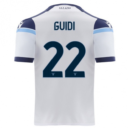 Naisten Jalkapallo Emma Guidi #22 Valkoinen Vieraspaita 2021/22 Lyhythihainen Paita T-paita