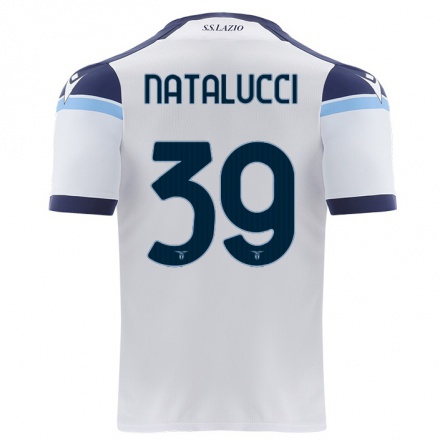 Naisten Jalkapallo Serena Natalucci #39 Valkoinen Vieraspaita 2021/22 Lyhythihainen Paita T-paita