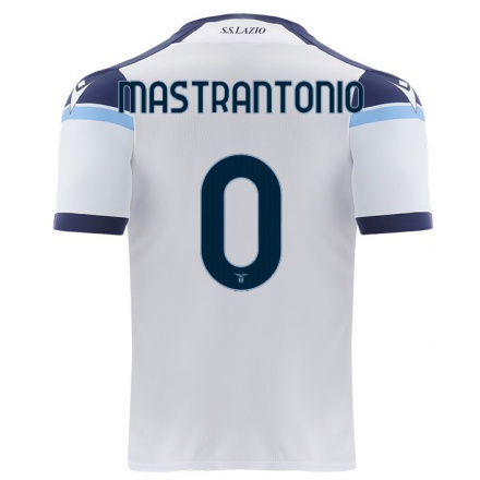 Naisten Jalkapallo Ella Mastrantonio #0 Valkoinen Vieraspaita 2021/22 Lyhythihainen Paita T-paita