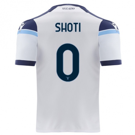 Naisten Jalkapallo Emiliano Shoti #0 Valkoinen Vieraspaita 2021/22 Lyhythihainen Paita T-paita