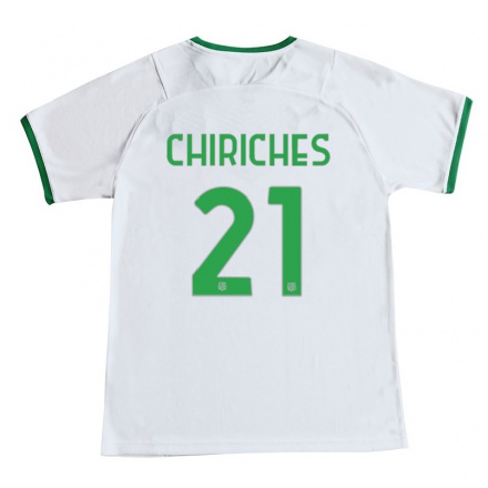 Naisten Jalkapallo Vlad Chiriches #21 Valkoinen Vieraspaita 2021/22 Lyhythihainen Paita T-paita