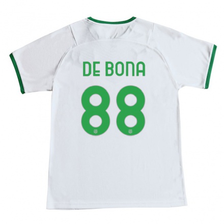Naisten Jalkapallo Francesca De Bona #88 Valkoinen Vieraspaita 2021/22 Lyhythihainen Paita T-paita