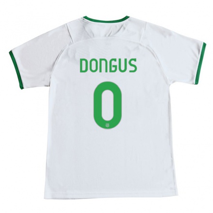 Naisten Jalkapallo Tamar Dongus #0 Valkoinen Vieraspaita 2021/22 Lyhythihainen Paita T-paita