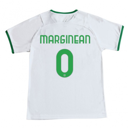 Naisten Jalkapallo Iulius Marginean #0 Valkoinen Vieraspaita 2021/22 Lyhythihainen Paita T-paita
