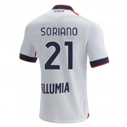 Naisten Jalkapallo Roberto Soriano #21 Maitomainen Valkoinen Vieraspaita 2021/22 Lyhythihainen Paita T-paita
