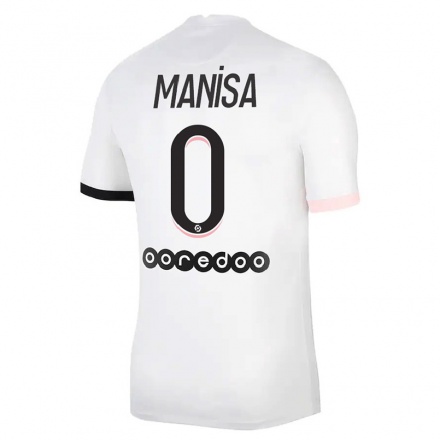 Naisten Jalkapallo Lenny Manisa #0 Valkoinen Vaaleanpunainen Vieraspaita 2021/22 Lyhythihainen Paita T-paita