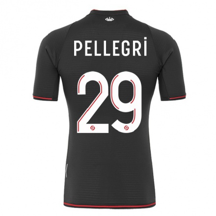 Naisten Jalkapallo Pietro Pellegri #29 Musta Vieraspaita 2021/22 Lyhythihainen Paita T-paita