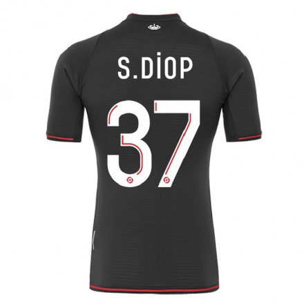 Naisten Jalkapallo Sofiane Diop #37 Musta Vieraspaita 2021/22 Lyhythihainen Paita T-paita