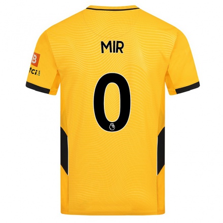 Naisten Jalkapallo Rafa Mir #0 Keltainen Kotipaita 2021/22 Lyhythihainen Paita T-paita