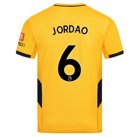 Naisten Jalkapallo Bruno Jordao #6 Keltainen Kotipaita 2021/22 Lyhythihainen Paita T-paita
