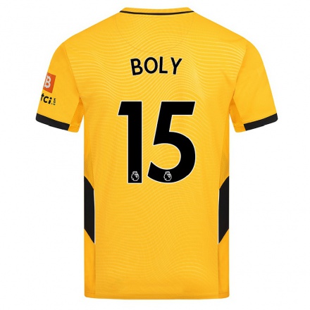 Naisten Jalkapallo Willy Boly #15 Keltainen Kotipaita 2021/22 Lyhythihainen Paita T-paita