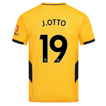 Naisten Jalkapallo Jonny Otto #19 Keltainen Kotipaita 2021/22 Lyhythihainen Paita T-paita