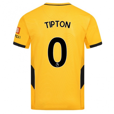 Naisten Jalkapallo Ollie Tipton #0 Keltainen Kotipaita 2021/22 Lyhythihainen Paita T-paita