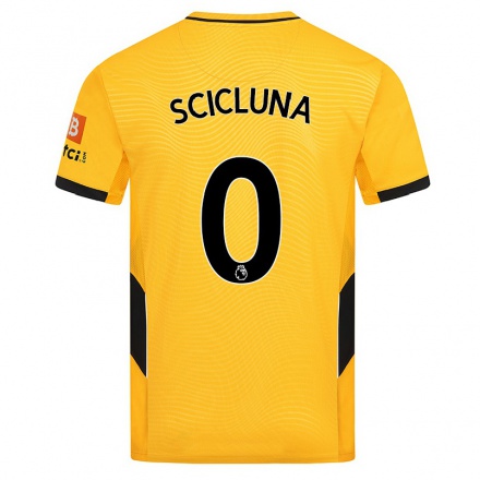 Naisten Jalkapallo Dylan Scicluna #0 Keltainen Kotipaita 2021/22 Lyhythihainen Paita T-paita