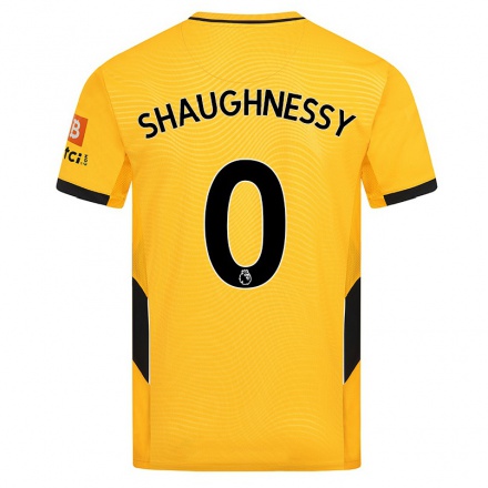 Naisten Jalkapallo Joe O'Shaughnessy #0 Keltainen Kotipaita 2021/22 Lyhythihainen Paita T-paita