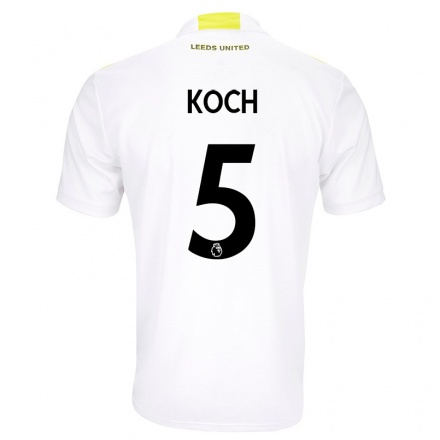 Naisten Jalkapallo Robin Koch #5 Valkoinen Kotipaita 2021/22 Lyhythihainen Paita T-paita