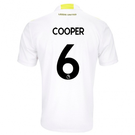 Naisten Jalkapallo Liam Cooper #6 Valkoinen Kotipaita 2021/22 Lyhythihainen Paita T-paita