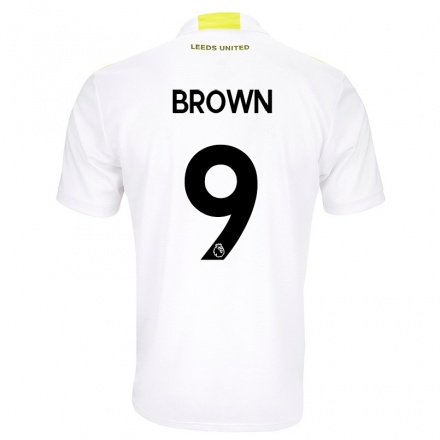 Naisten Jalkapallo Abbie Brown #9 Valkoinen Kotipaita 2021/22 Lyhythihainen Paita T-paita