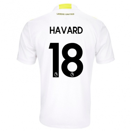 Naisten Jalkapallo Molly Havard #18 Valkoinen Kotipaita 2021/22 Lyhythihainen Paita T-paita