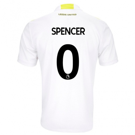 Naisten Jalkapallo Morten Spencer #0 Valkoinen Kotipaita 2021/22 Lyhythihainen Paita T-paita