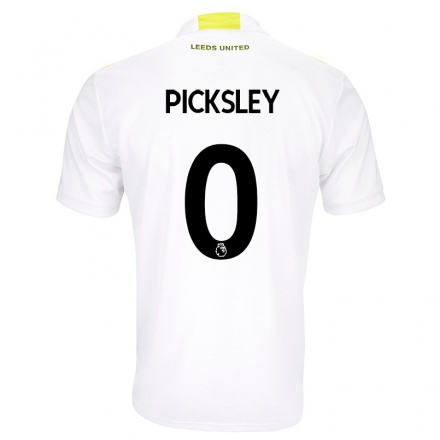 Naisten Jalkapallo Mitch Picksley #0 Valkoinen Kotipaita 2021/22 Lyhythihainen Paita T-paita