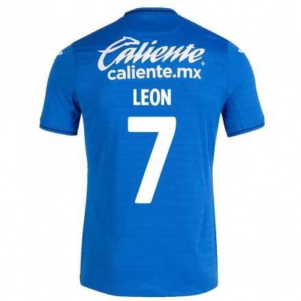 Naisten Jalkapallo Brenda Leon #7 Tummansininen Kotipaita 2021/22 Lyhythihainen Paita T-paita