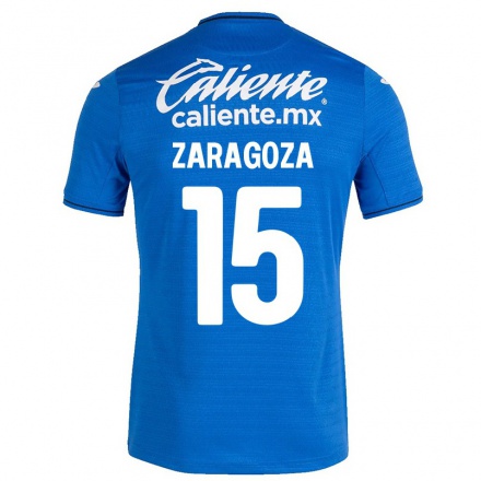 Naisten Jalkapallo Nancy Zaragoza #15 Tummansininen Kotipaita 2021/22 Lyhythihainen Paita T-paita