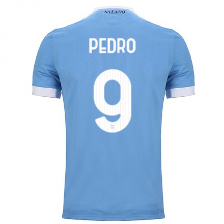 Naisten Jalkapallo Pedro #9 Sininen Kotipaita 2021/22 Lyhythihainen Paita T-paita