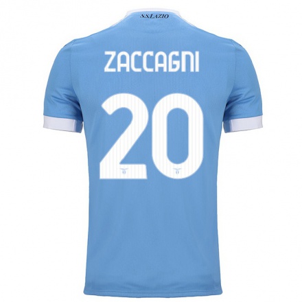 Naisten Jalkapallo Mattia Zaccagni #20 Sininen Kotipaita 2021/22 Lyhythihainen Paita T-paita