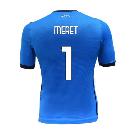 Naisten Jalkapallo Alex Meret #1 Sininen Kotipaita 2021/22 Lyhythihainen Paita T-paita