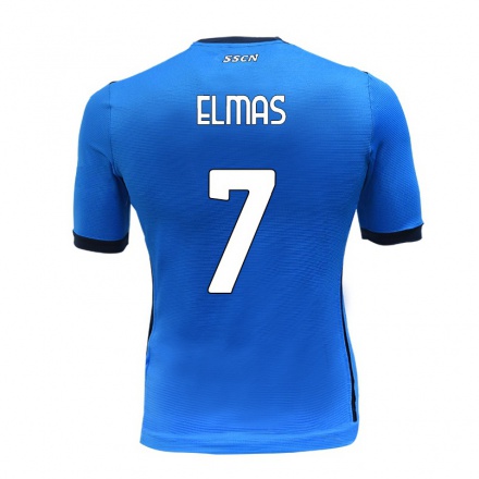 Naisten Jalkapallo Eljif Elmas #7 Sininen Kotipaita 2021/22 Lyhythihainen Paita T-paita