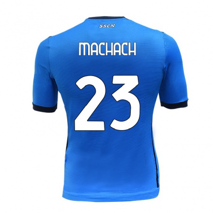 Naisten Jalkapallo Zinedine Machach #23 Sininen Kotipaita 2021/22 Lyhythihainen Paita T-paita