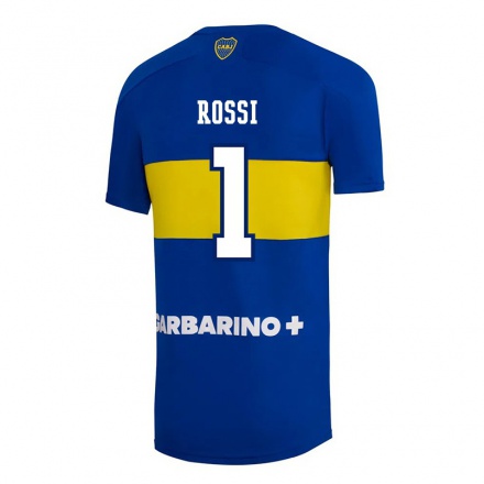 Naisten Jalkapallo Agustin Rossi #1 Kuninkaallisen Sininen Kotipaita 2021/22 Lyhythihainen Paita T-paita