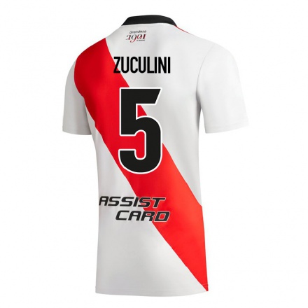 Naisten Jalkapallo Bruno Zuculini #5 Valkoinen Kotipaita 2021/22 Lyhythihainen Paita T-paita