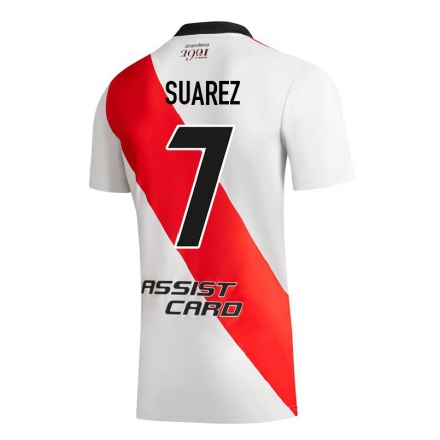 Naisten Jalkapallo Matias Suarez #7 Valkoinen Kotipaita 2021/22 Lyhythihainen Paita T-paita