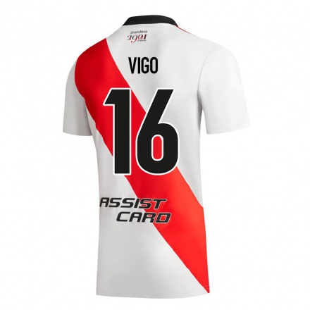 Naisten Jalkapallo Alex Vigo #16 Valkoinen Kotipaita 2021/22 Lyhythihainen Paita T-paita