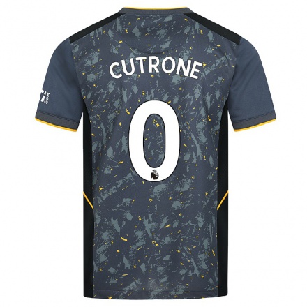 Naisten Jalkapallo Patrick Cutrone #0 Harmaa Vieraspaita 2021/22 Lyhythihainen Paita T-paita