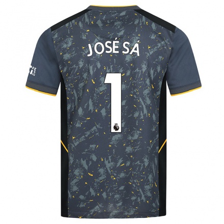 Naisten Jalkapallo Jose Sa #1 Harmaa Vieraspaita 2021/22 Lyhythihainen Paita T-paita