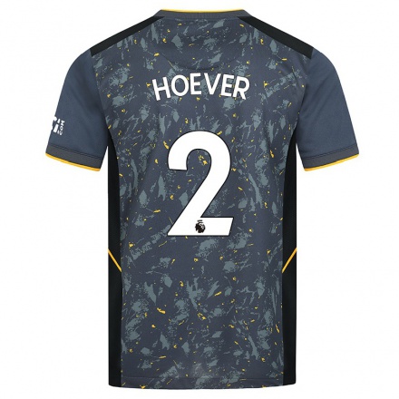 Naisten Jalkapallo Ki-Jana Hoever #2 Harmaa Vieraspaita 2021/22 Lyhythihainen Paita T-paita