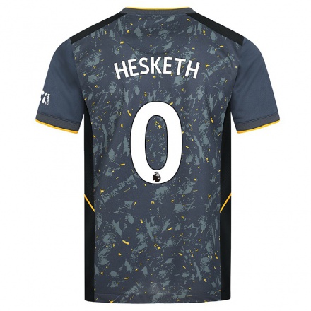 Naisten Jalkapallo Owen Hesketh #0 Harmaa Vieraspaita 2021/22 Lyhythihainen Paita T-paita