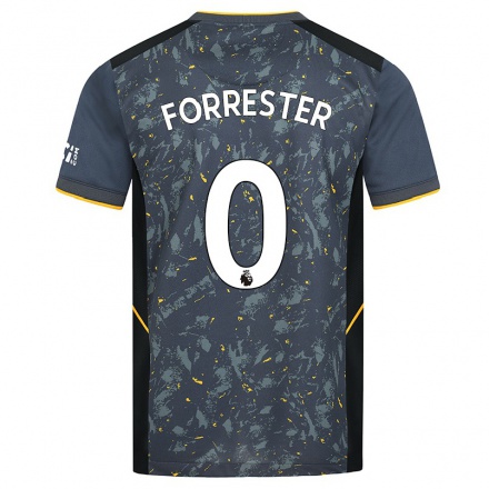 Naisten Jalkapallo Jaden Forrester #0 Harmaa Vieraspaita 2021/22 Lyhythihainen Paita T-paita