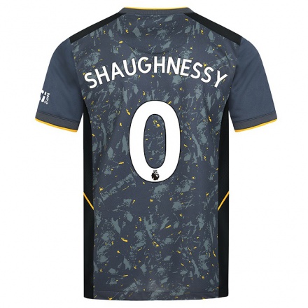 Naisten Jalkapallo Joe O'Shaughnessy #0 Harmaa Vieraspaita 2021/22 Lyhythihainen Paita T-paita