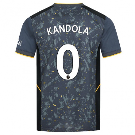 Naisten Jalkapallo Kam Kandola #0 Harmaa Vieraspaita 2021/22 Lyhythihainen Paita T-paita