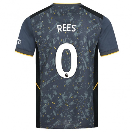 Naisten Jalkapallo Mason Rees #0 Harmaa Vieraspaita 2021/22 Lyhythihainen Paita T-paita