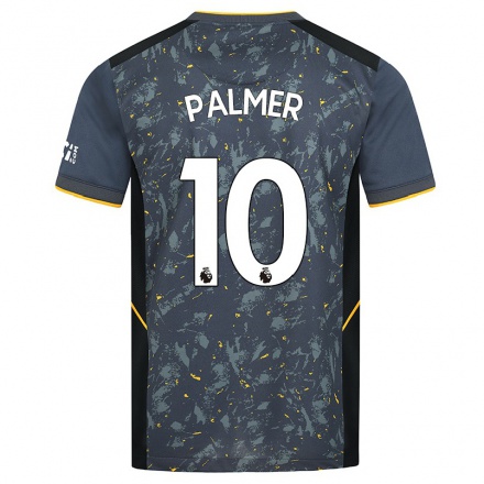 Naisten Jalkapallo Jamila Palmer #10 Harmaa Vieraspaita 2021/22 Lyhythihainen Paita T-paita