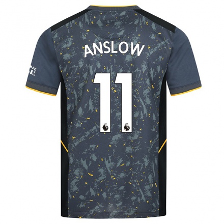 Naisten Jalkapallo Jen Anslow #11 Harmaa Vieraspaita 2021/22 Lyhythihainen Paita T-paita
