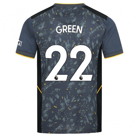 Naisten Jalkapallo Lucy Green #22 Harmaa Vieraspaita 2021/22 Lyhythihainen Paita T-paita